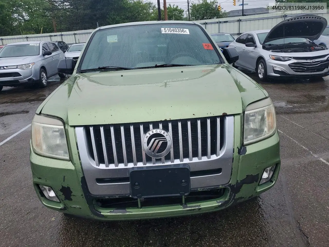 2008 Mercury Mariner VIN: 4M2CU81198KJ13950 Lot: 51040356