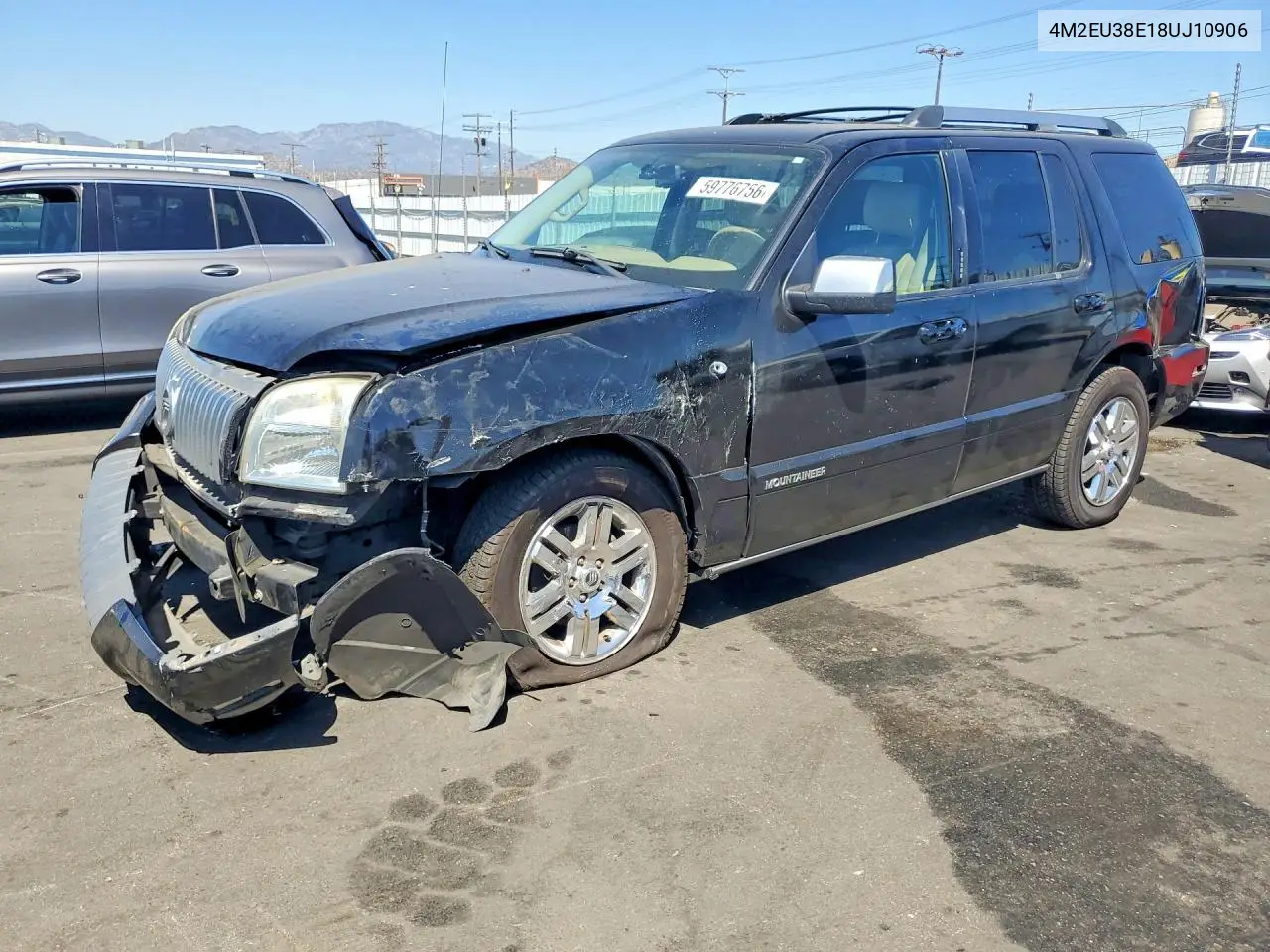 2008 Mercury Mountaineer Premier VIN: 4M2EU38E18UJ10906 Lot: 59776756