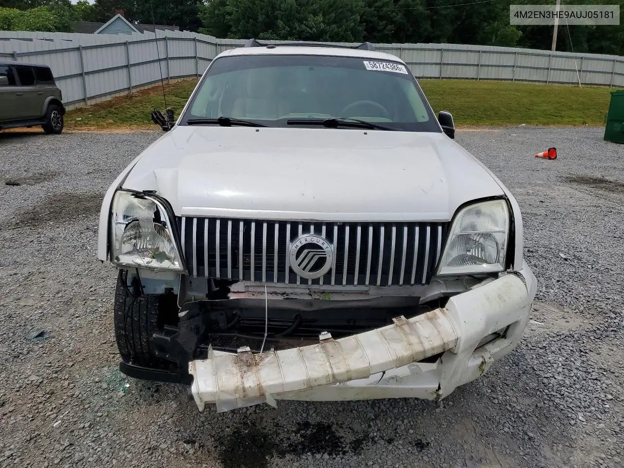 2010 Mercury Mountaineer VIN: 4M2EN3HE9AUJ05181 Lot: 58724386
