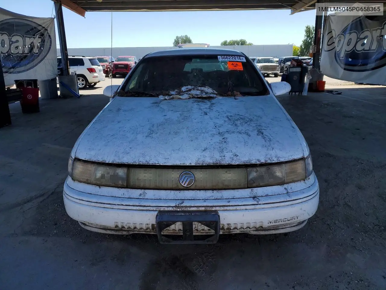 1993 Mercury Sable Gs VIN: 1MELM5045PG658365 Lot: 56622016