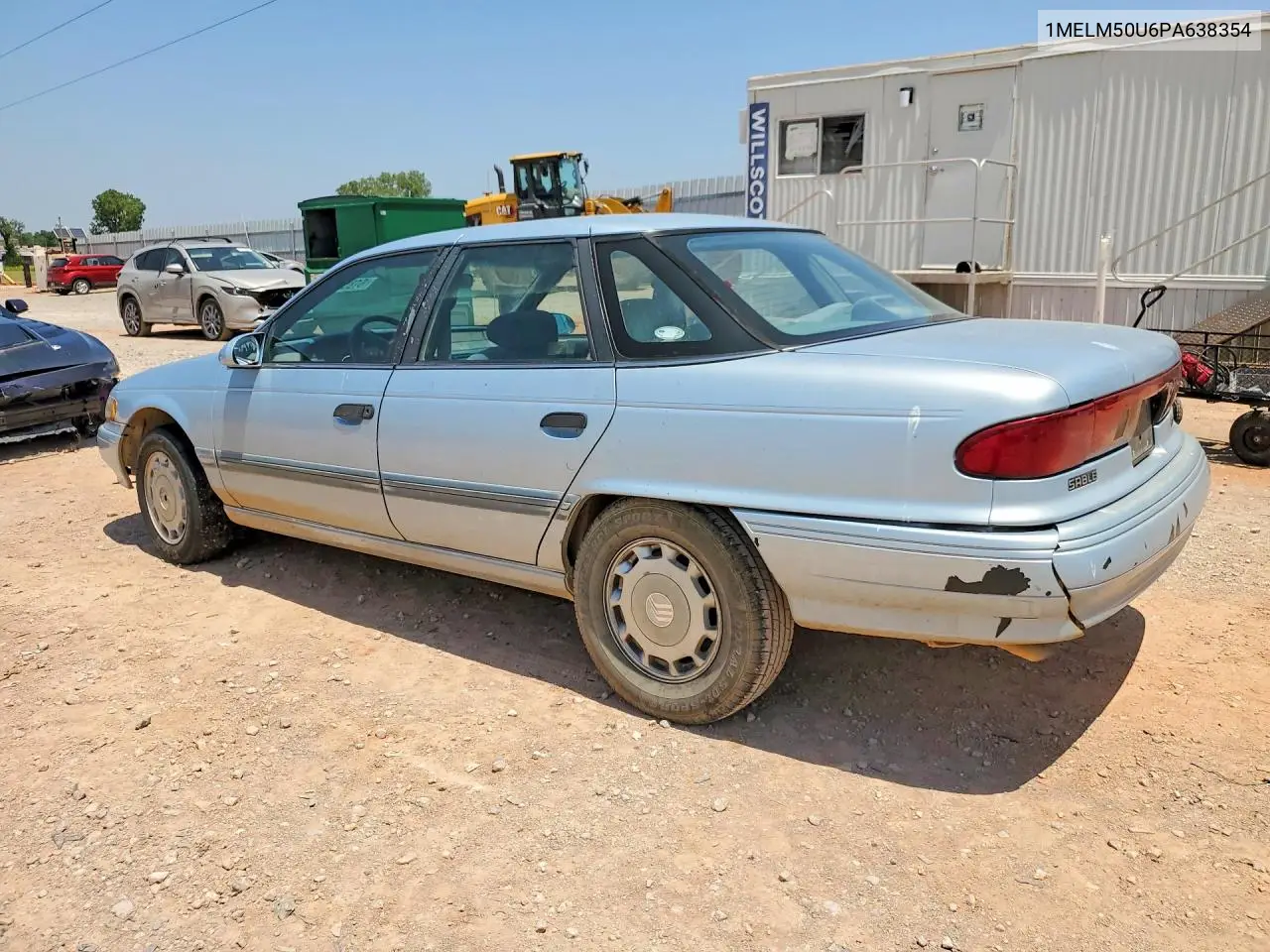 1993 Mercury Sable Gs VIN: 1MELM50U6PA638354 Lot: 61858816