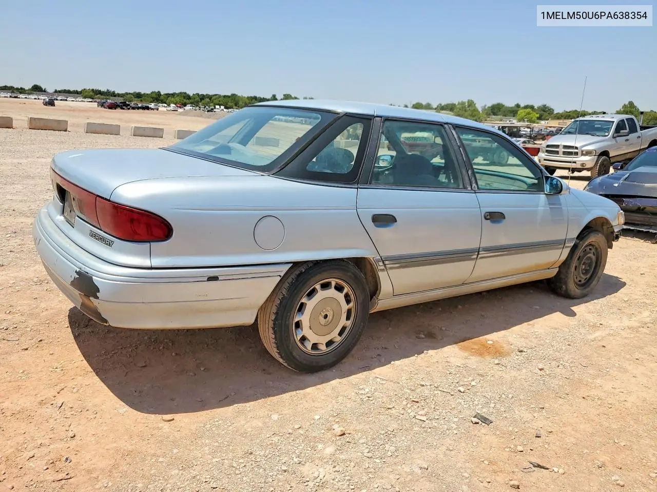 1993 Mercury Sable Gs VIN: 1MELM50U6PA638354 Lot: 61858816