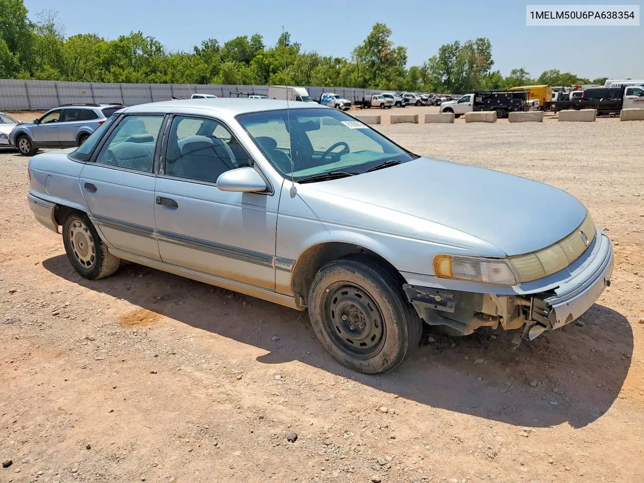 1993 Mercury Sable Gs VIN: 1MELM50U6PA638354 Lot: 61858816