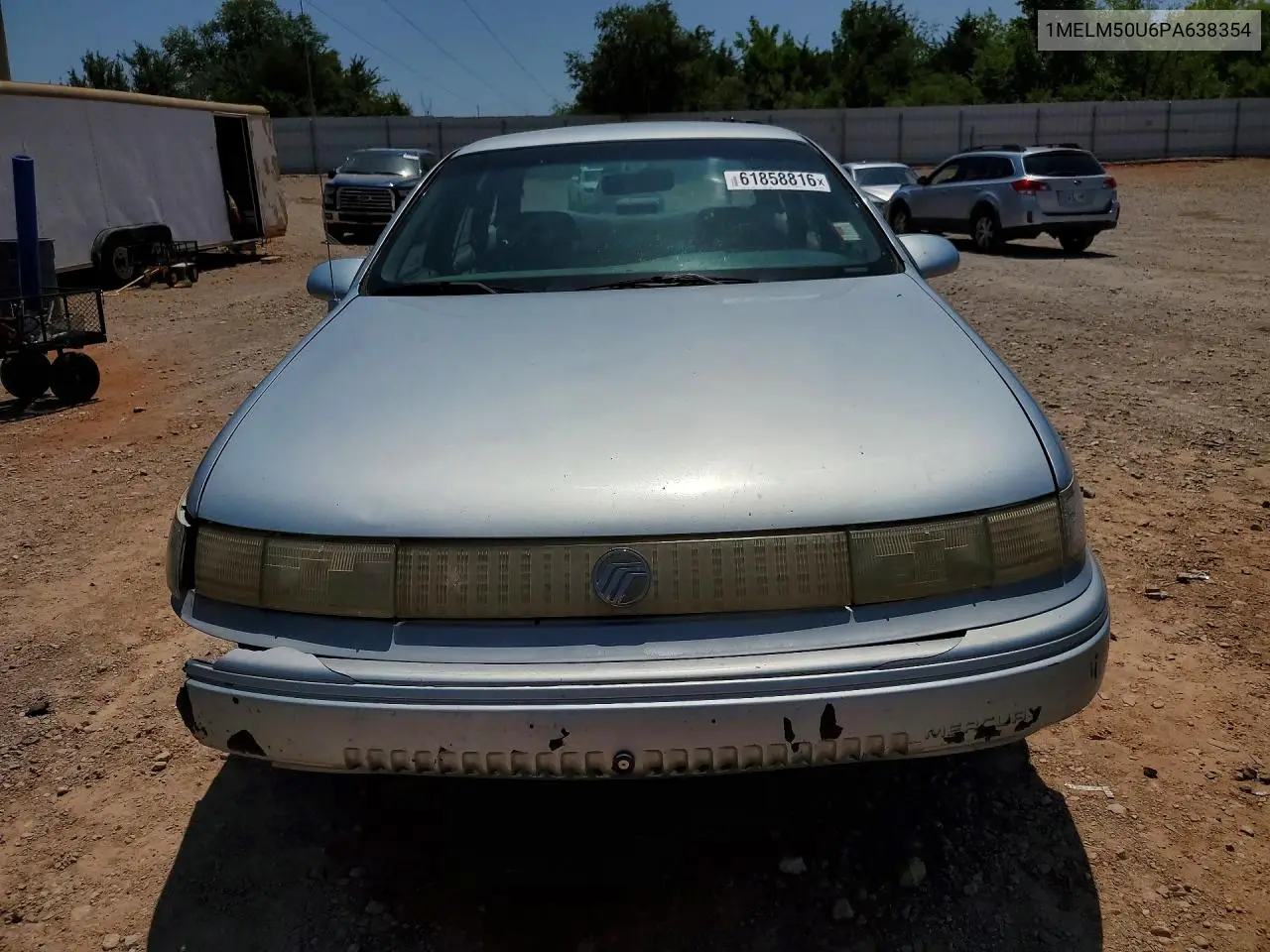 1993 Mercury Sable Gs VIN: 1MELM50U6PA638354 Lot: 61858816