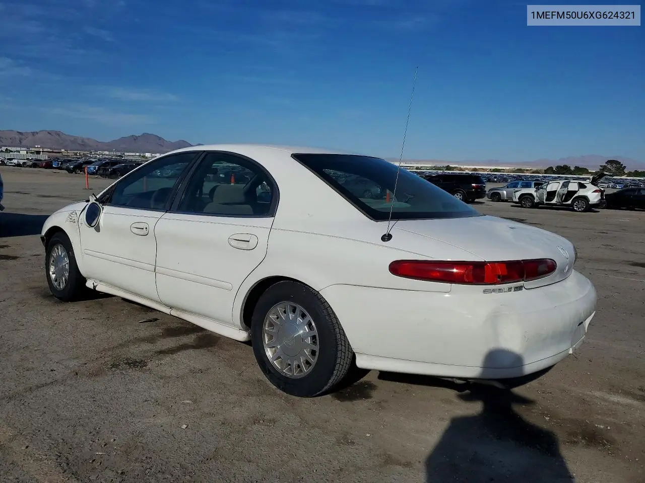 1999 Mercury Sable Gs VIN: 1MEFM50U6XG624321 Lot: 47605906