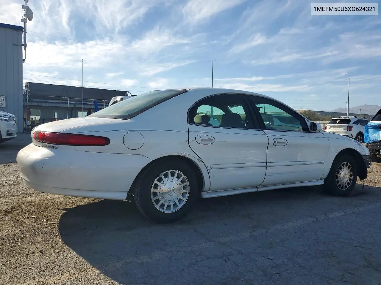 1999 Mercury Sable Gs VIN: 1MEFM50U6XG624321 Lot: 47605906