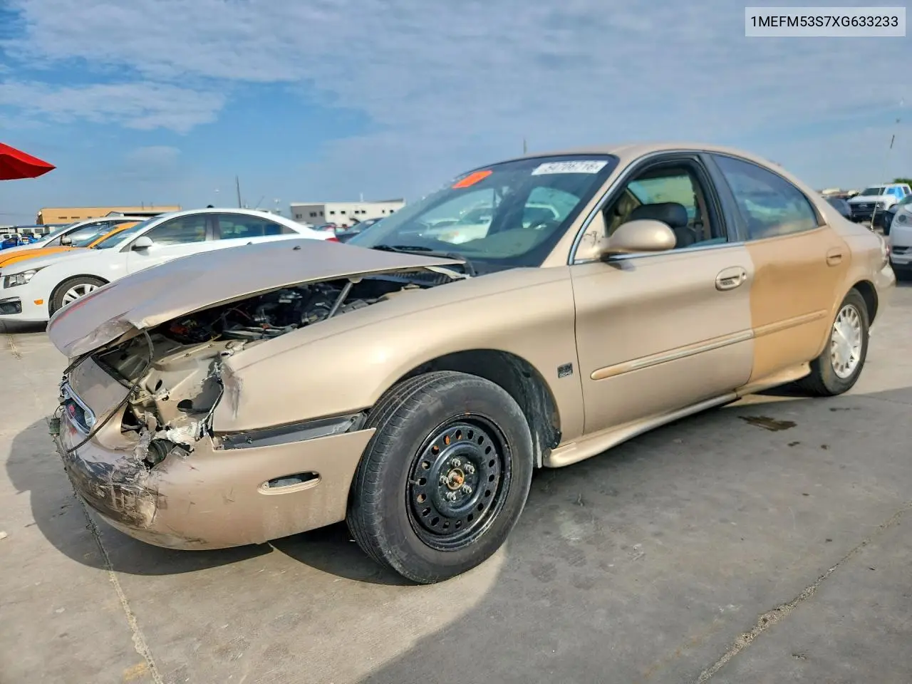 1999 Mercury Sable Ls VIN: 1MEFM53S7XG633233 Lot: 54706716