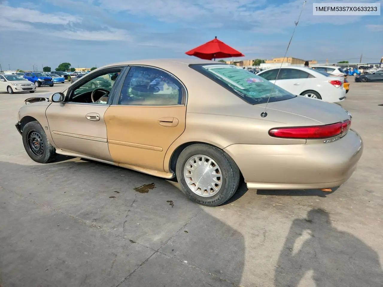 1999 Mercury Sable Ls VIN: 1MEFM53S7XG633233 Lot: 54706716