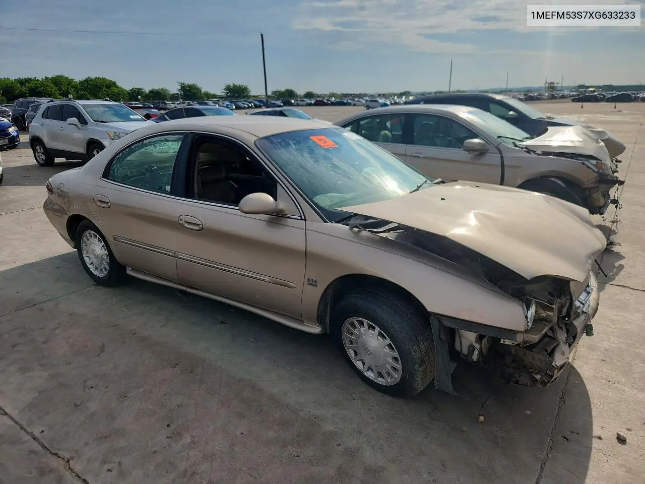 1999 Mercury Sable Ls VIN: 1MEFM53S7XG633233 Lot: 54706716