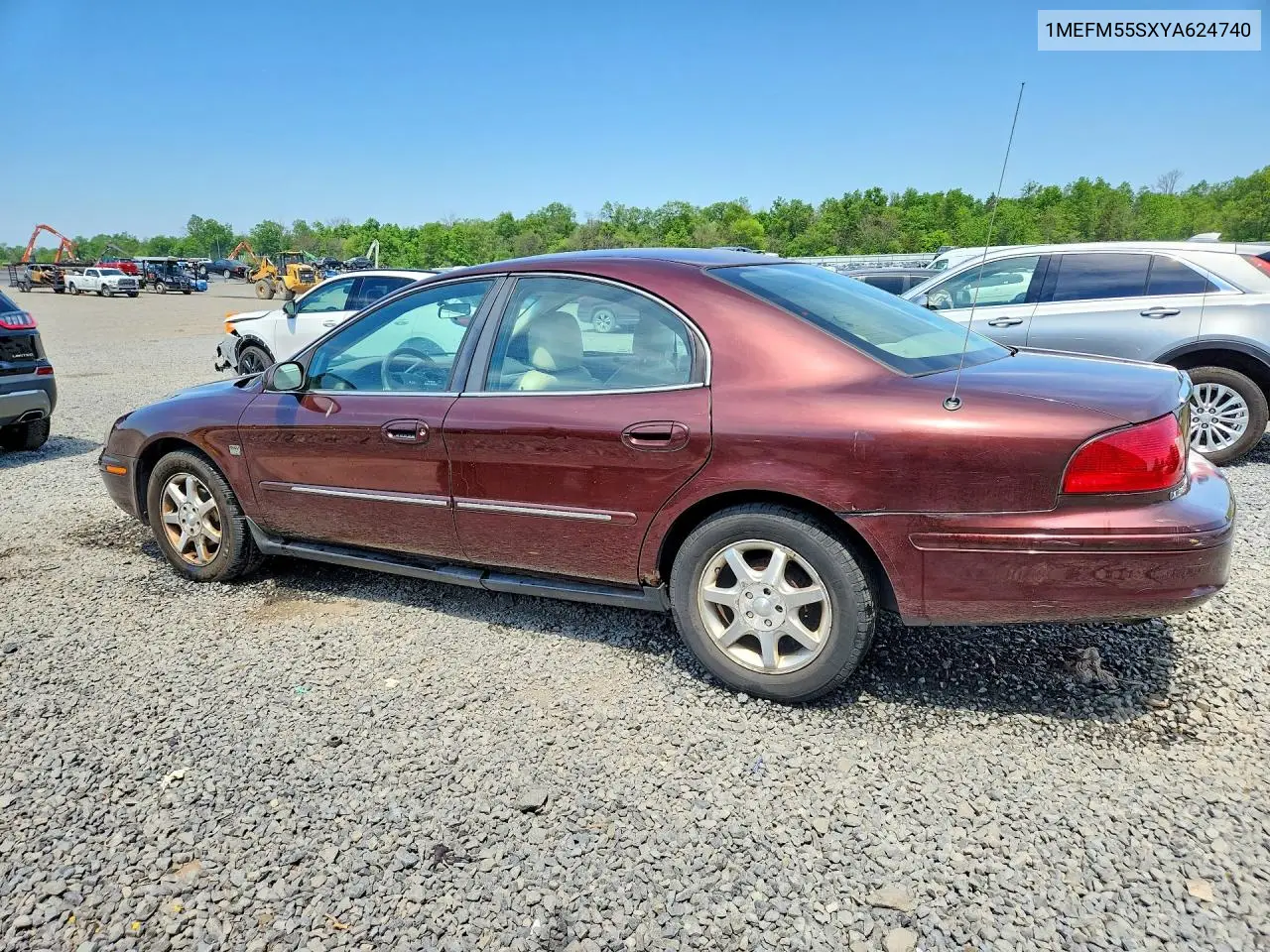 2000 Mercury Sable Ls Premium VIN: 1MEFM55SXYA624740 Lot: 54118766