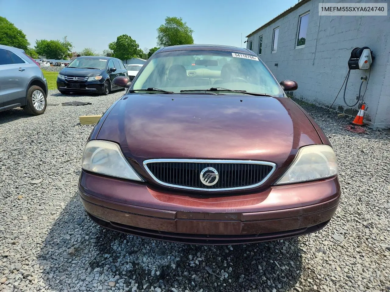 2000 Mercury Sable Ls Premium VIN: 1MEFM55SXYA624740 Lot: 54118766