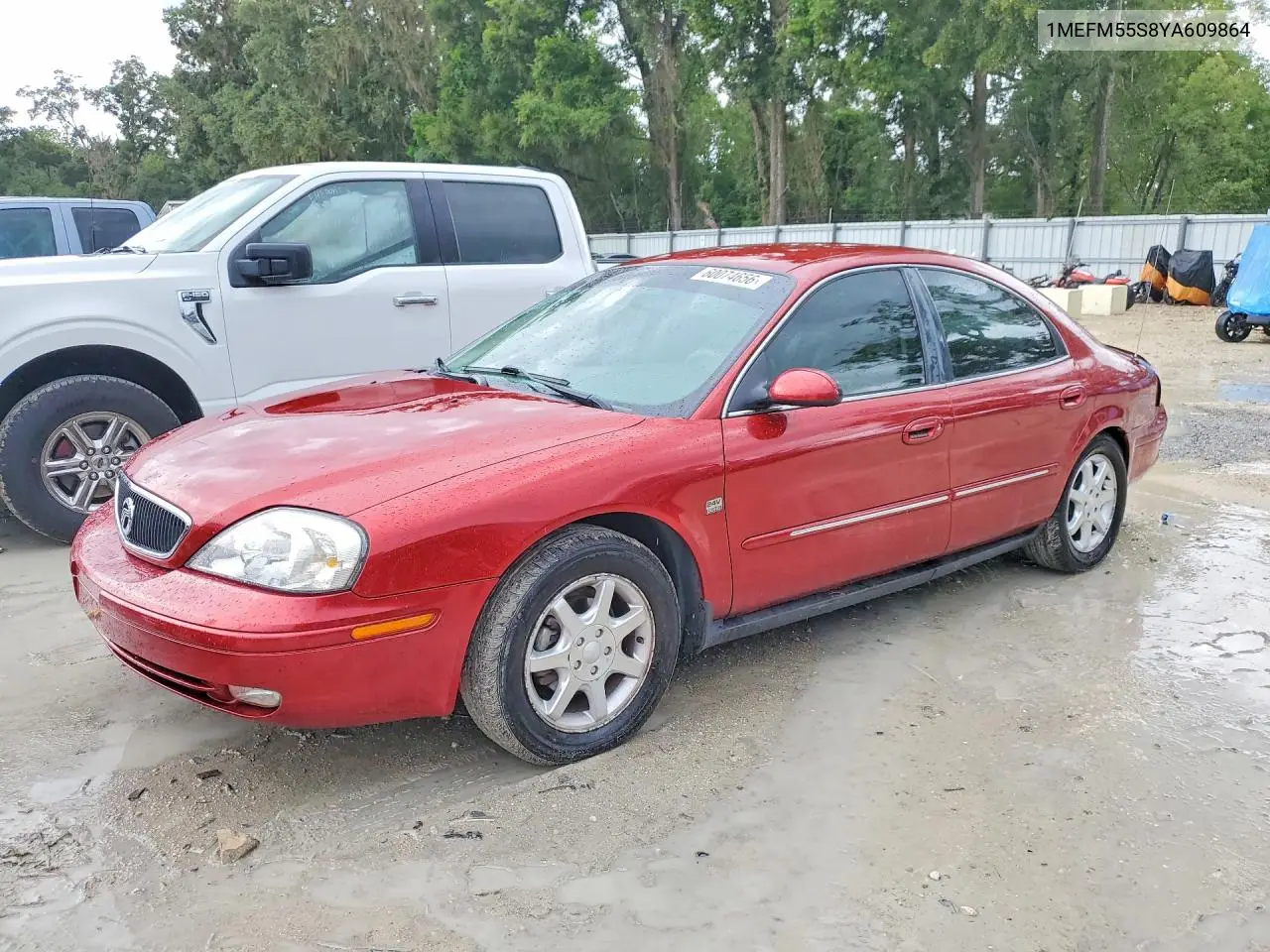 2000 Mercury Sable Ls Premium VIN: 1MEFM55S8YA609864 Lot: 60074656