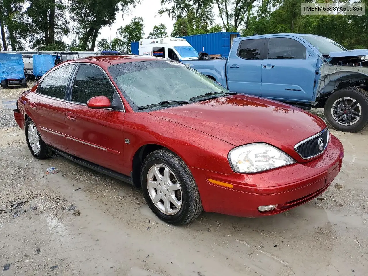 2000 Mercury Sable Ls Premium VIN: 1MEFM55S8YA609864 Lot: 60074656