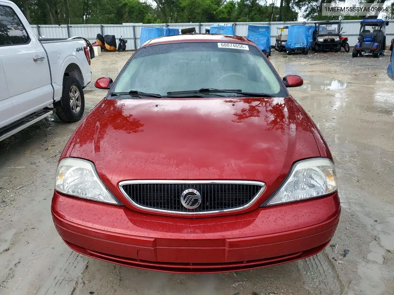 2000 Mercury Sable Ls Premium VIN: 1MEFM55S8YA609864 Lot: 60074656