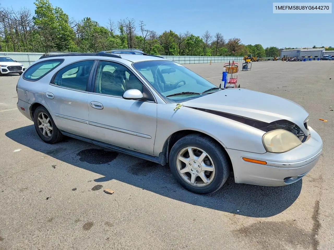 2000 Mercury Sable Gs VIN: 1MEFM58U8YG644270 Lot: 85623045