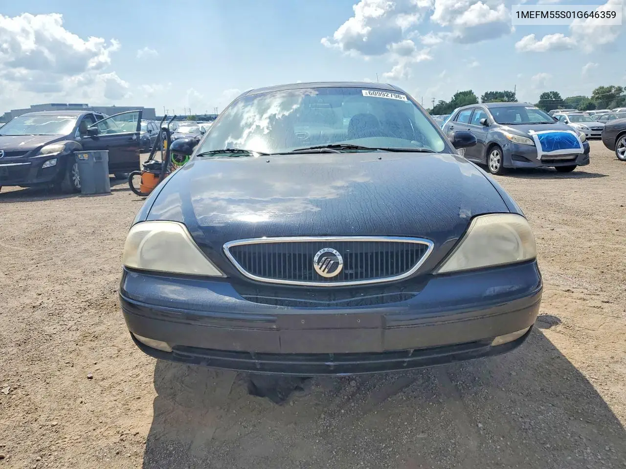2001 Mercury Sable Ls Premium VIN: 1MEFM55S01G646359 Lot: 60992796