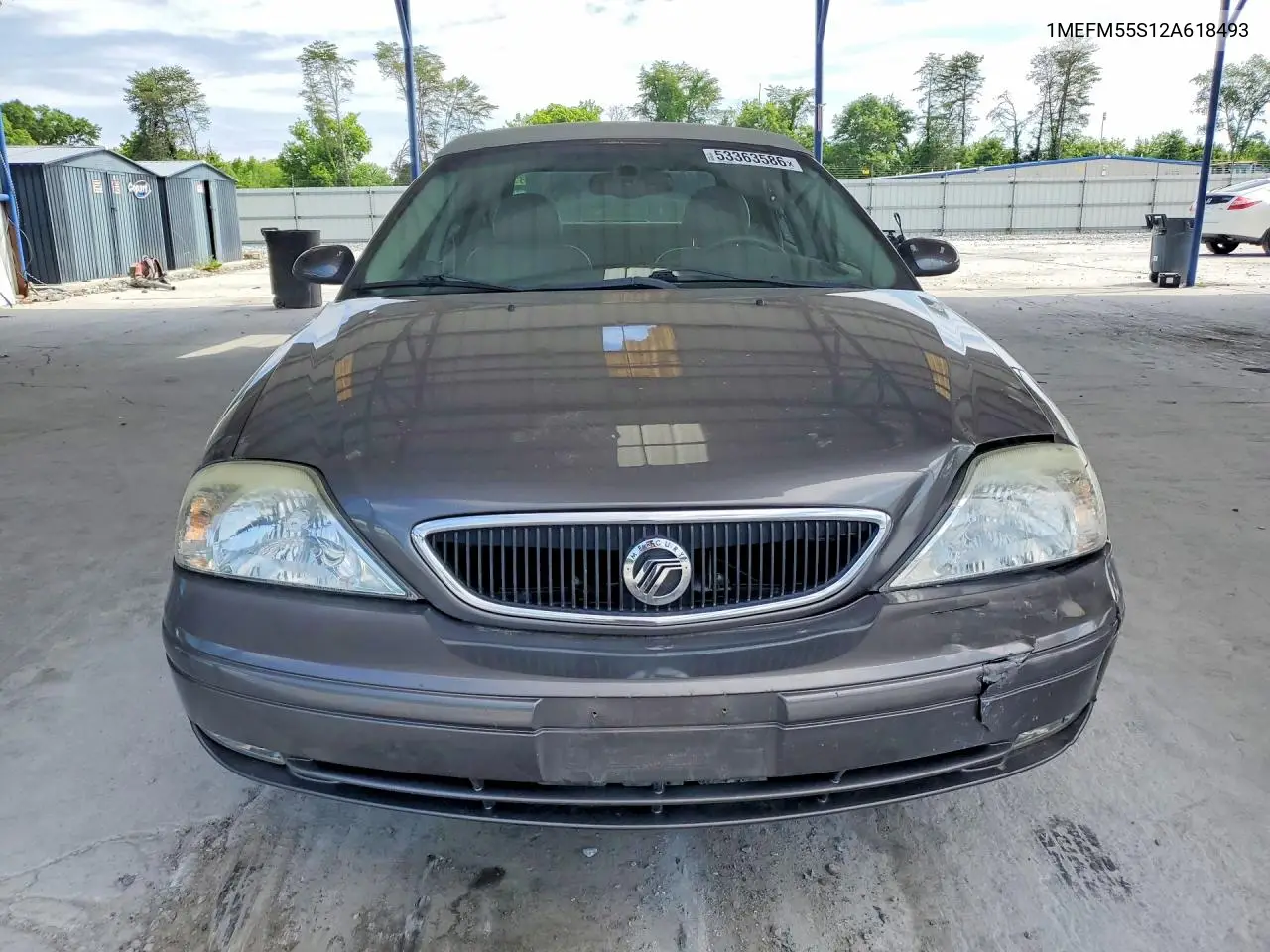 2002 Mercury Sable Ls Premium VIN: 1MEFM55S12A618493 Lot: 53363586