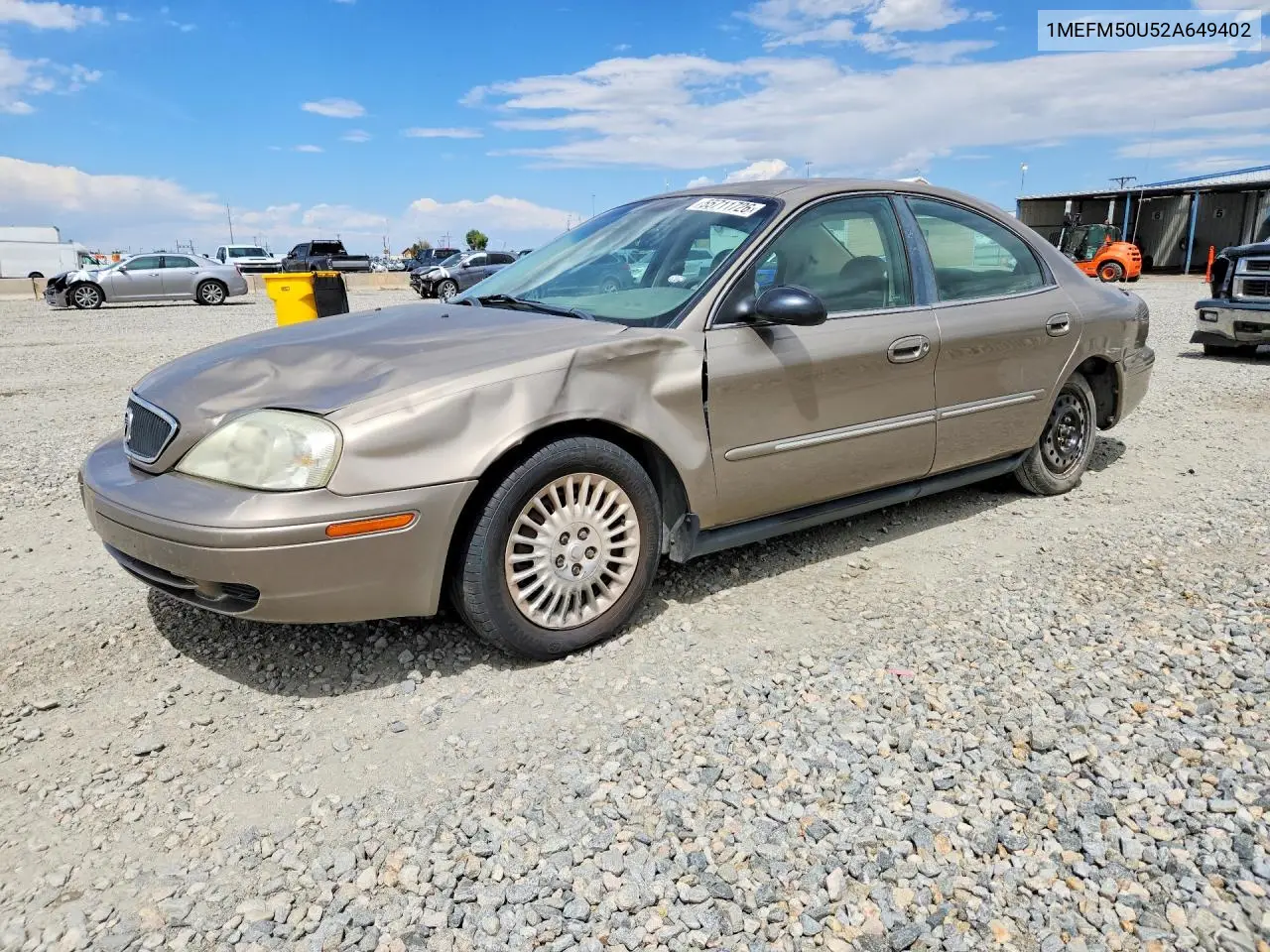 2002 Mercury Sable Gs VIN: 1MEFM50U52A649402 Lot: 55711726