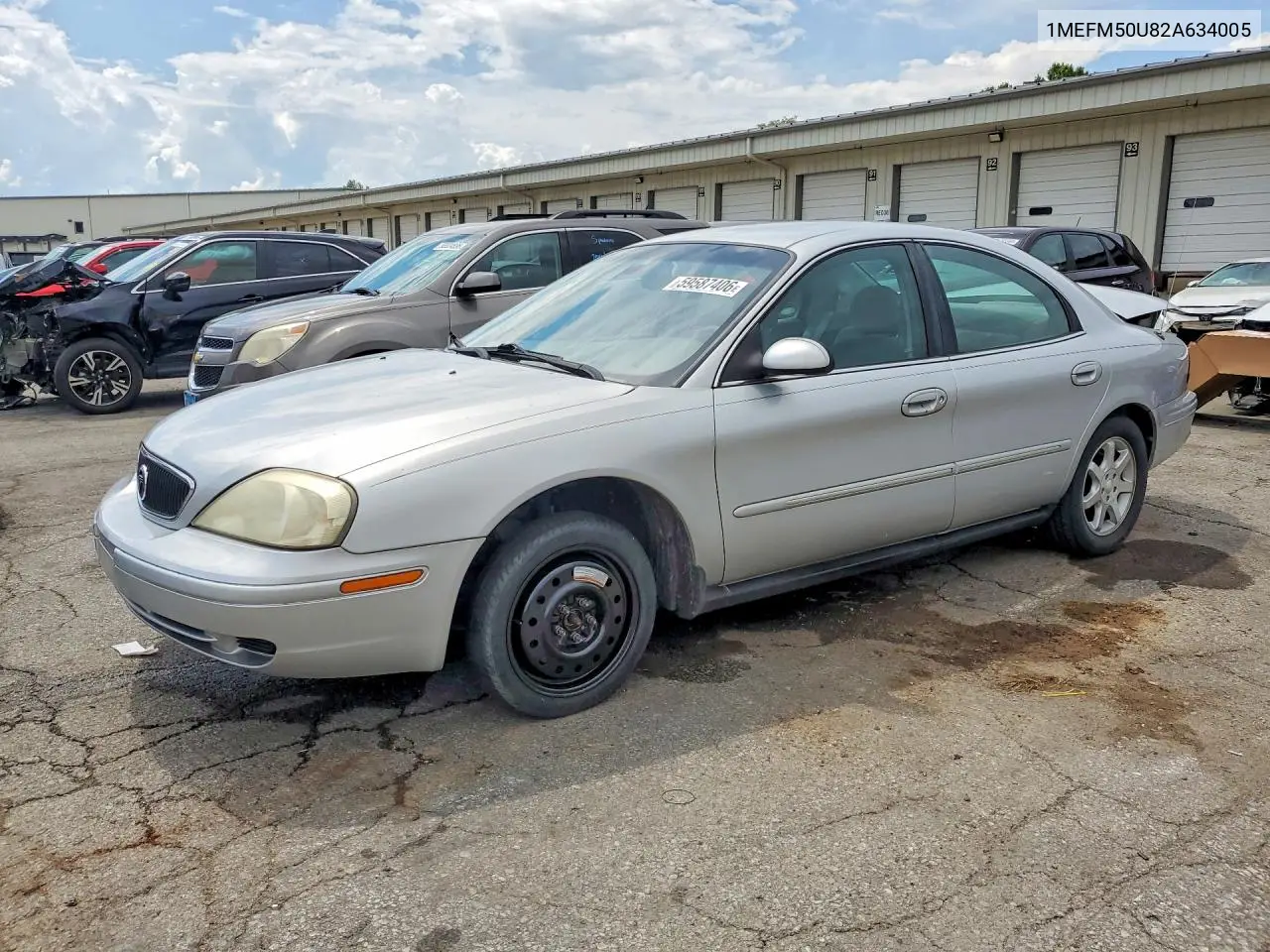 2002 Mercury Sable Gs VIN: 1MEFM50U82A634005 Lot: 59587406