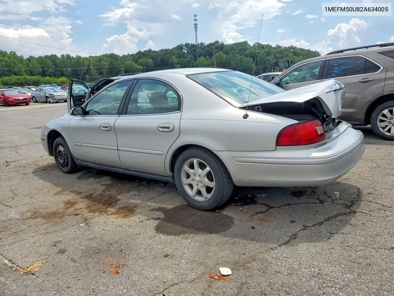 2002 Mercury Sable Gs VIN: 1MEFM50U82A634005 Lot: 59587406