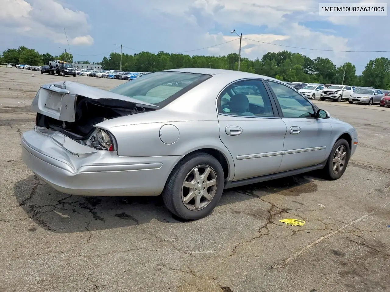 2002 Mercury Sable Gs VIN: 1MEFM50U82A634005 Lot: 59587406