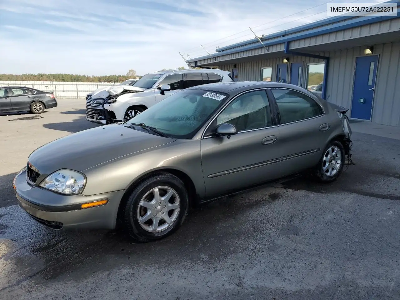 2002 Mercury Sable Gs VIN: 1MEFM50U72A622251 Lot: 92193685