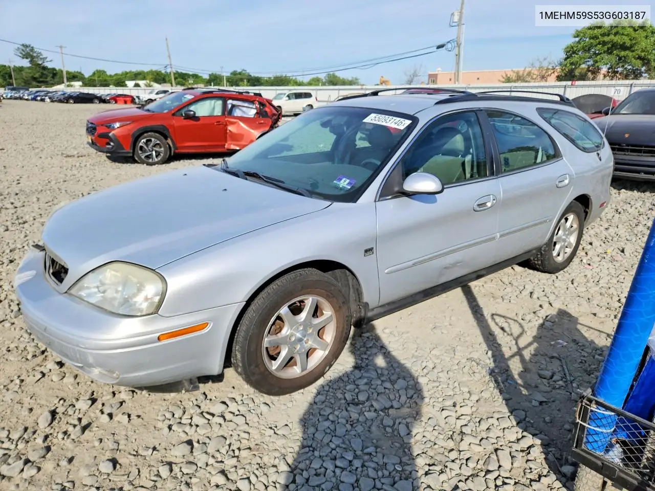 2003 Mercury Sable Ls Premium VIN: 1MEHM59S53G603187 Lot: 55093146