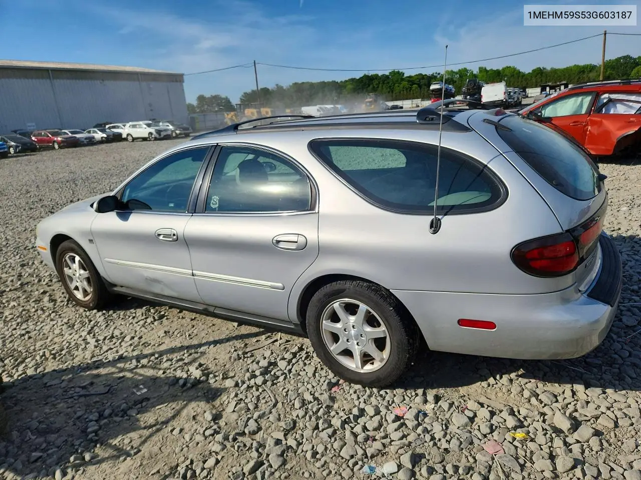 2003 Mercury Sable Ls Premium VIN: 1MEHM59S53G603187 Lot: 55093146