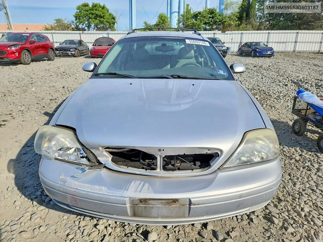 2003 Mercury Sable Ls Premium VIN: 1MEHM59S53G603187 Lot: 55093146