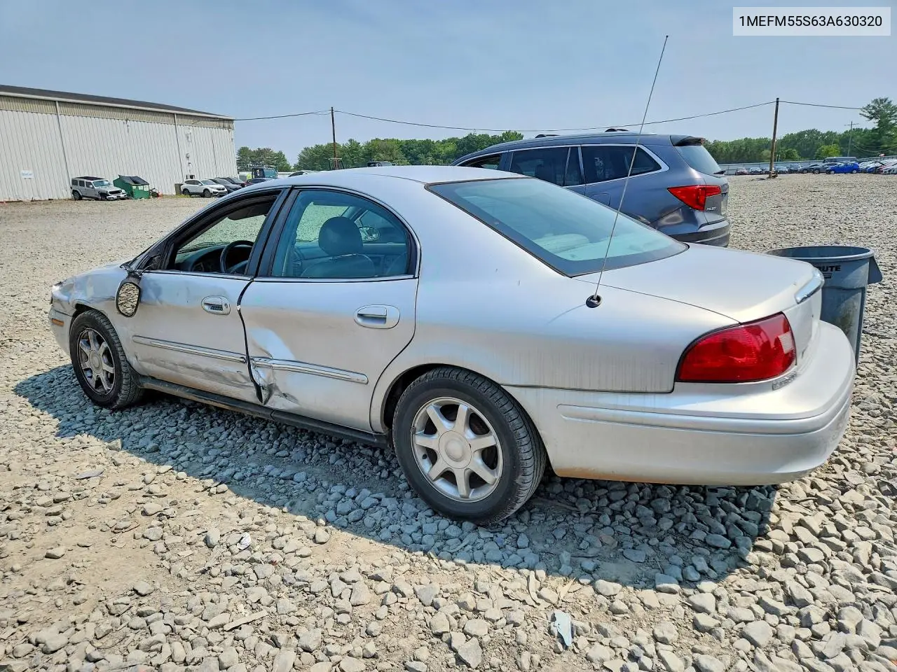 2003 Mercury Sable Ls Premium VIN: 1MEFM55S63A630320 Lot: 60553416