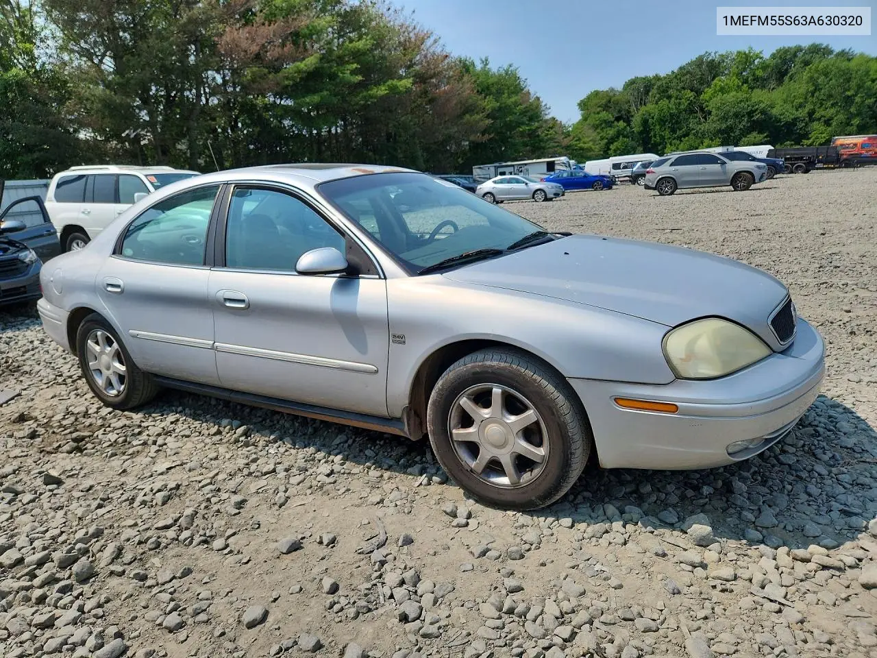 2003 Mercury Sable Ls Premium VIN: 1MEFM55S63A630320 Lot: 60553416