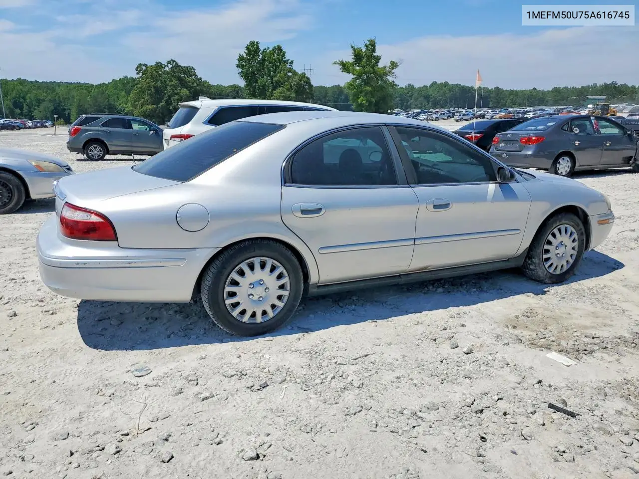 2005 Mercury Sable Gs VIN: 1MEFM50U75A616745 Lot: 56231046
