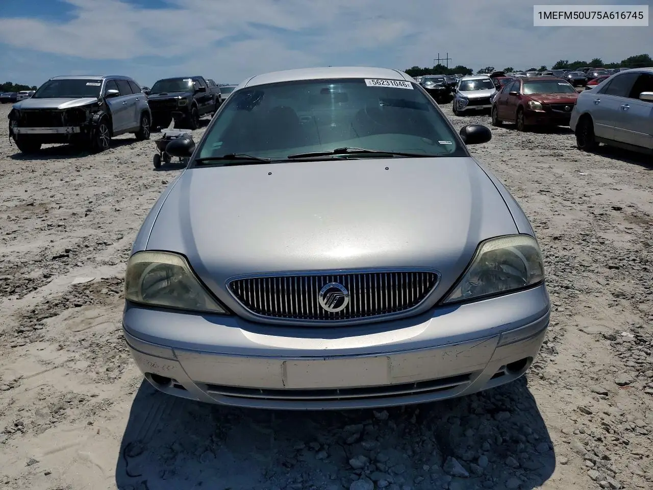 2005 Mercury Sable Gs VIN: 1MEFM50U75A616745 Lot: 56231046