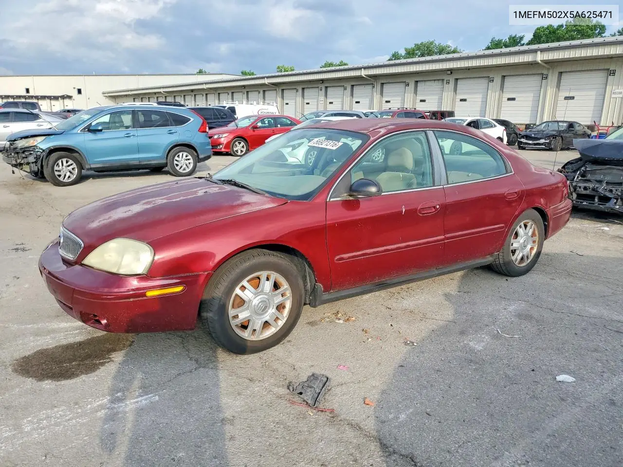 2005 Mercury Sable Gs VIN: 1MEFM502X5A625471 Lot: 56921316