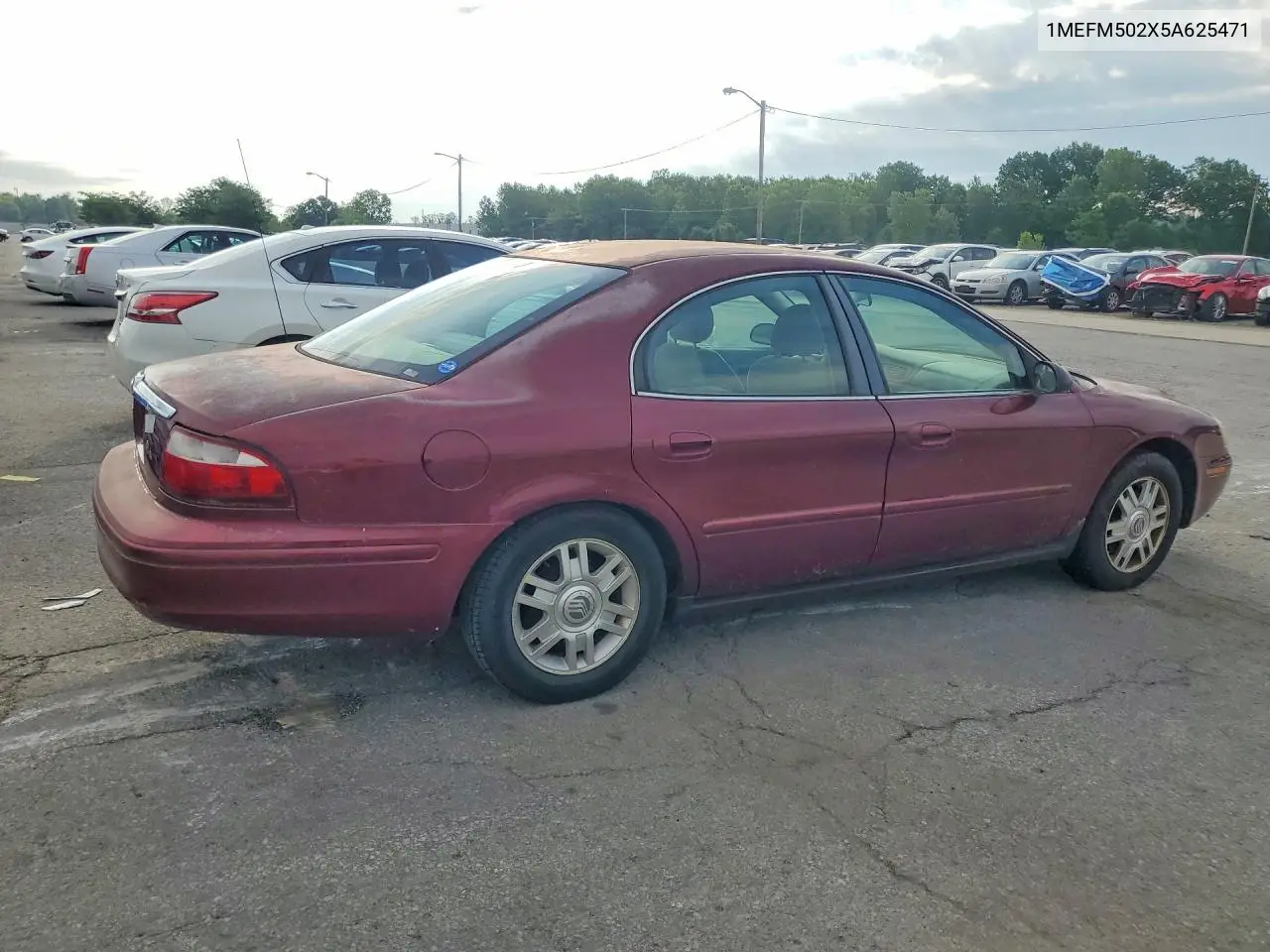 2005 Mercury Sable Gs VIN: 1MEFM502X5A625471 Lot: 56921316