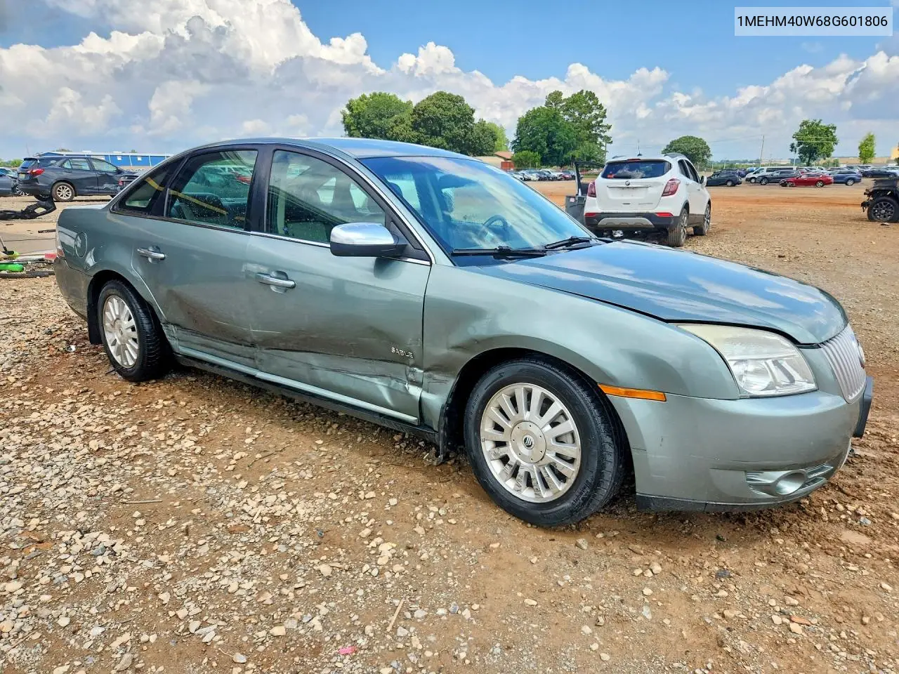 2008 Mercury Sable Luxury VIN: 1MEHM40W68G601806 Lot: 56801356