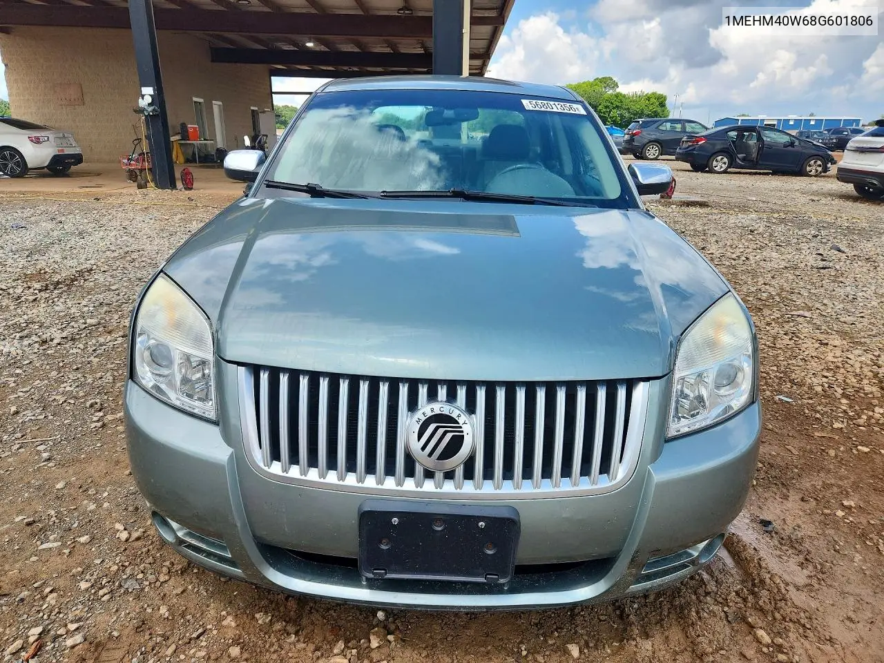 2008 Mercury Sable Luxury VIN: 1MEHM40W68G601806 Lot: 56801356