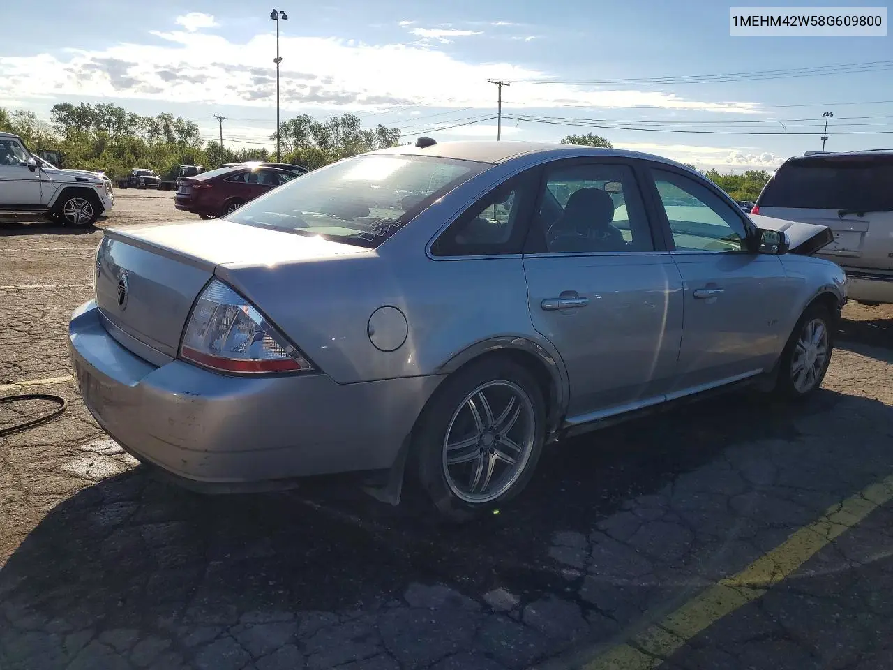 2008 Mercury Sable Premier VIN: 1MEHM42W58G609800 Lot: 57935526