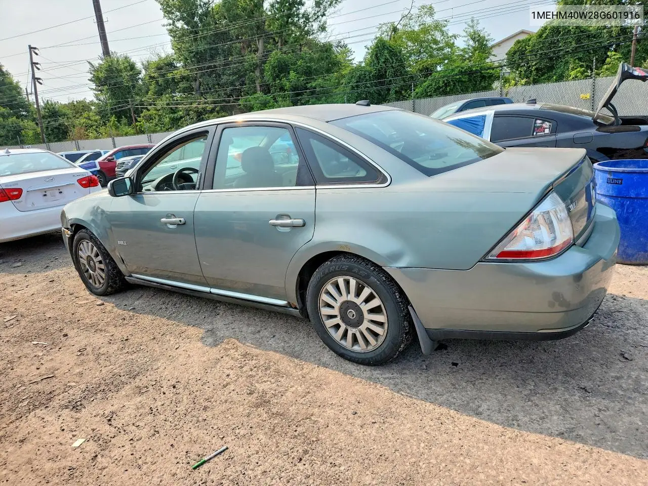 2008 Mercury Sable Luxury VIN: 1MEHM40W28G601916 Lot: 59276916