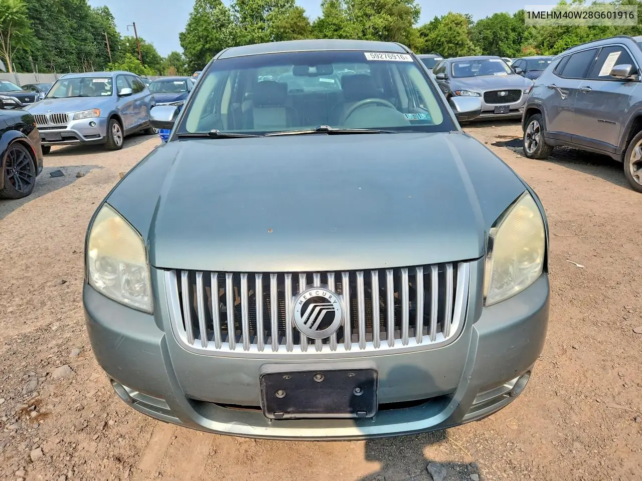 2008 Mercury Sable Luxury VIN: 1MEHM40W28G601916 Lot: 59276916