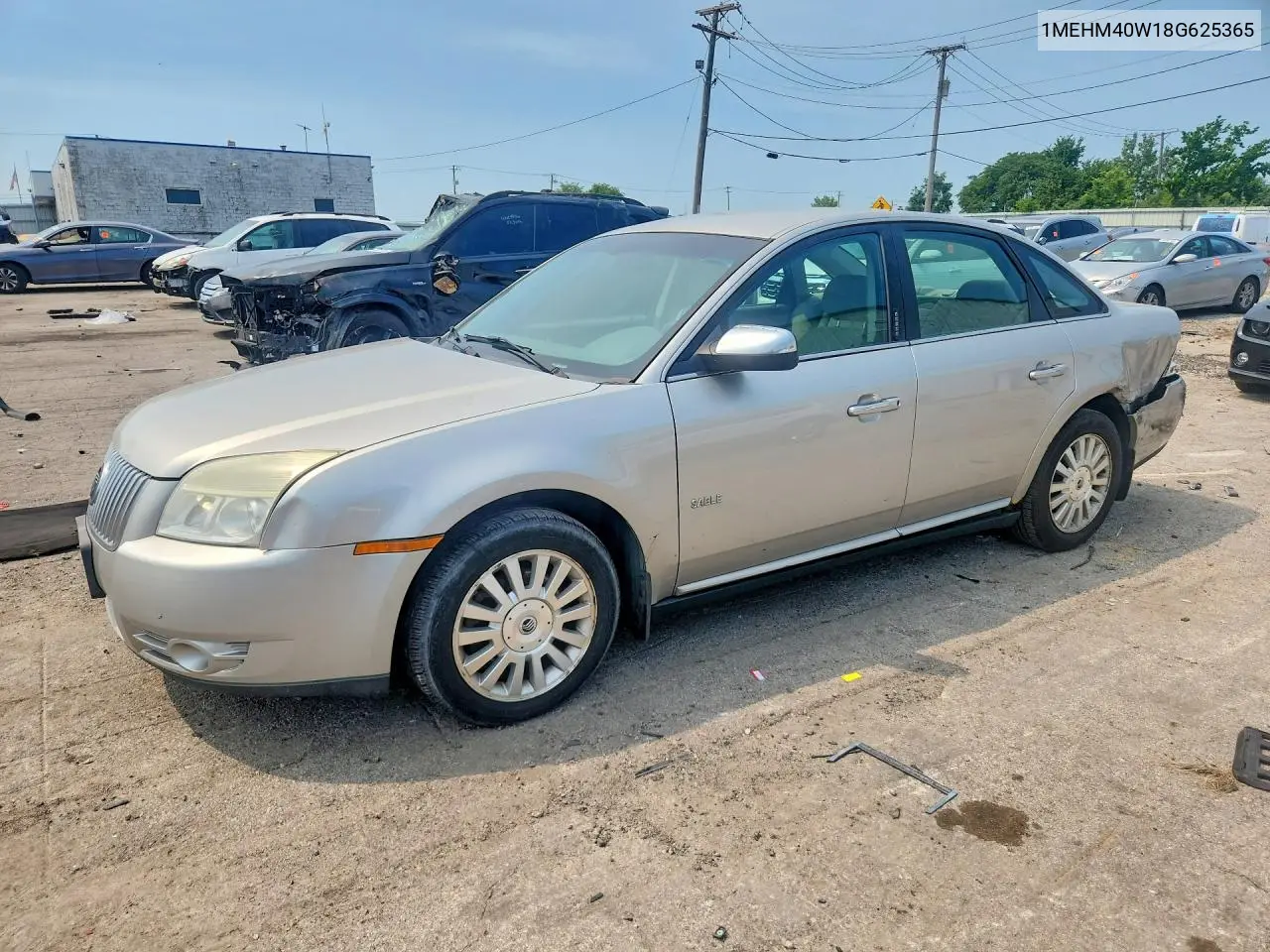 2008 Mercury Sable Luxury VIN: 1MEHM40W18G625365 Lot: 60861766