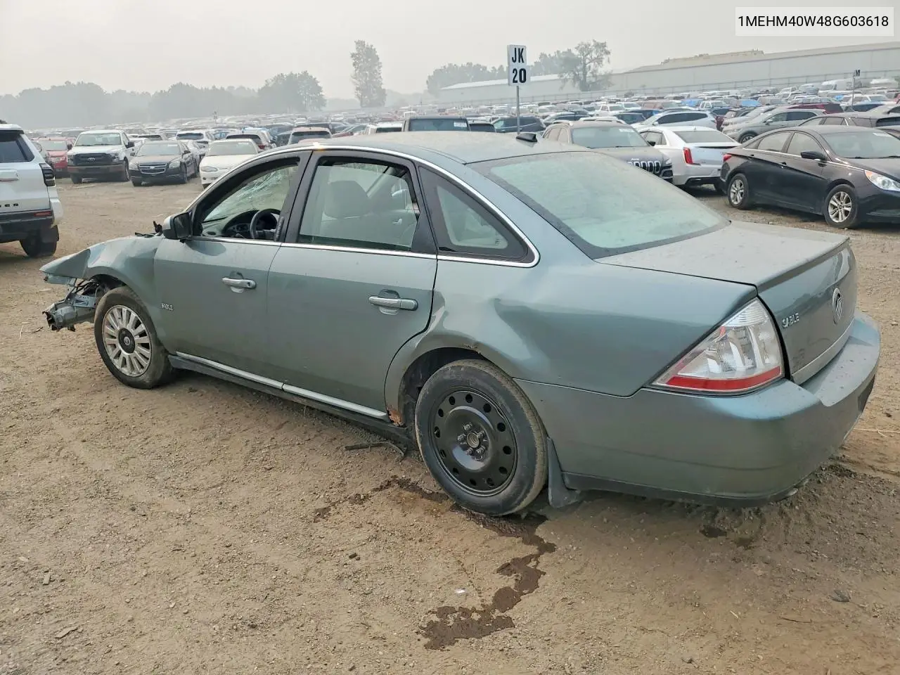 2008 Mercury Sable Luxury VIN: 1MEHM40W48G603618 Lot: 60896556