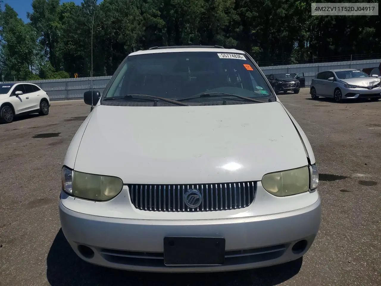 2002 Mercury Villager VIN: 4M2ZV11T52DJ04917 Lot: 55774836