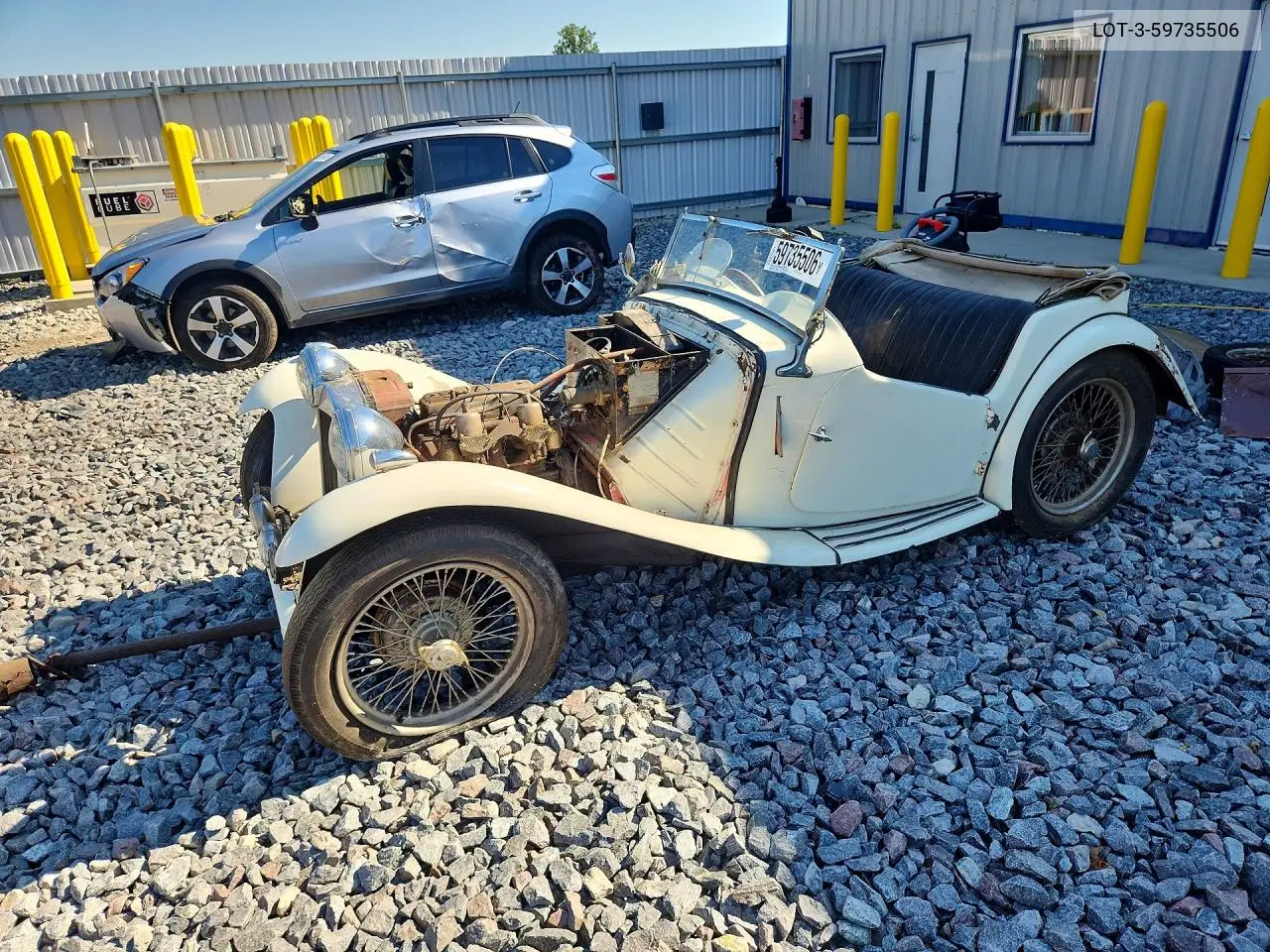 1945 Mg Tc Roadster VIN: LOT-3-59735506 Lot: 59735506