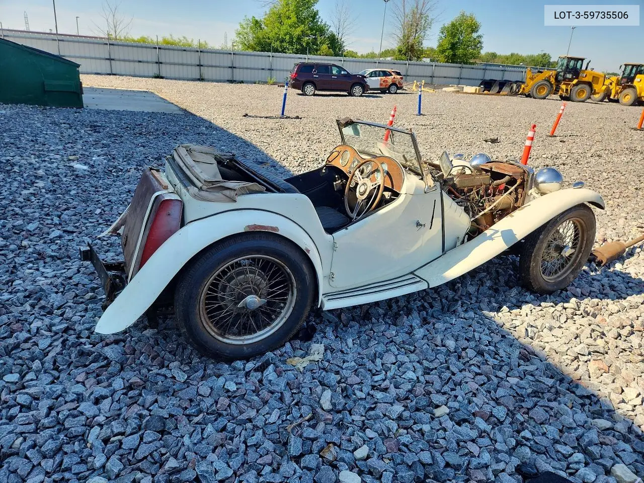 1945 Mg Tc Roadster VIN: LOT-3-59735506 Lot: 59735506