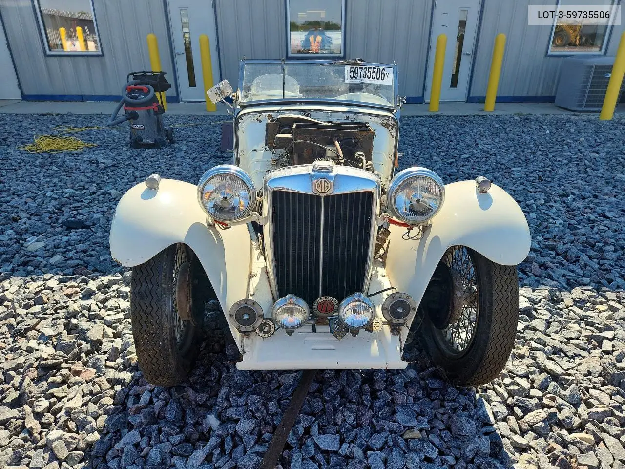 1945 Mg Tc Roadster VIN: LOT-3-59735506 Lot: 59735506