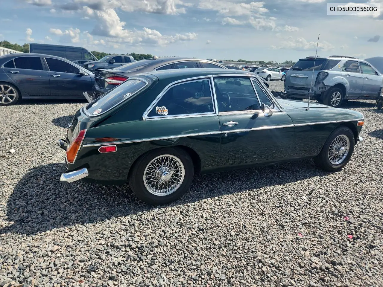 1973 Mg Mgb VIN: GHD5UD305603G Lot: 54292876