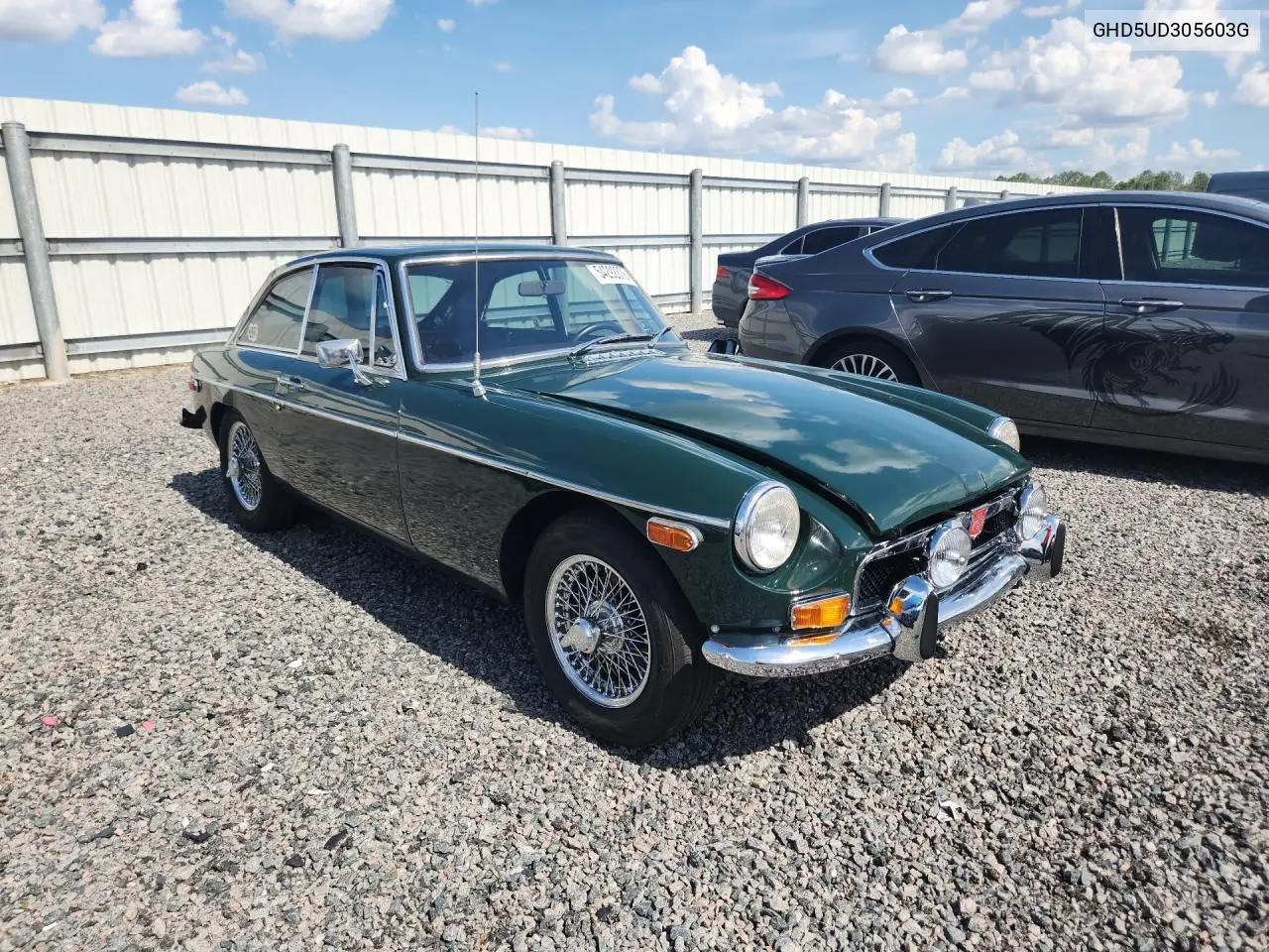 1973 Mg Mgb VIN: GHD5UD305603G Lot: 54292876