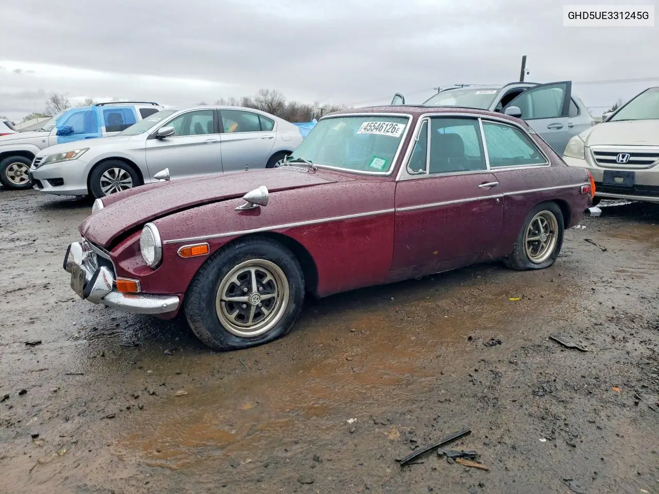 1974 Mg Midget VIN: GHD5UE331246 Lot: 45546126