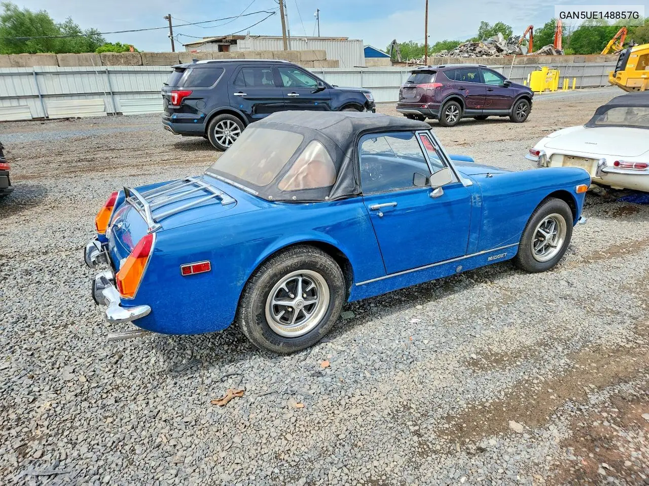 1974 Mg Midget VIN: GAN5UE148857 Lot: 54459076